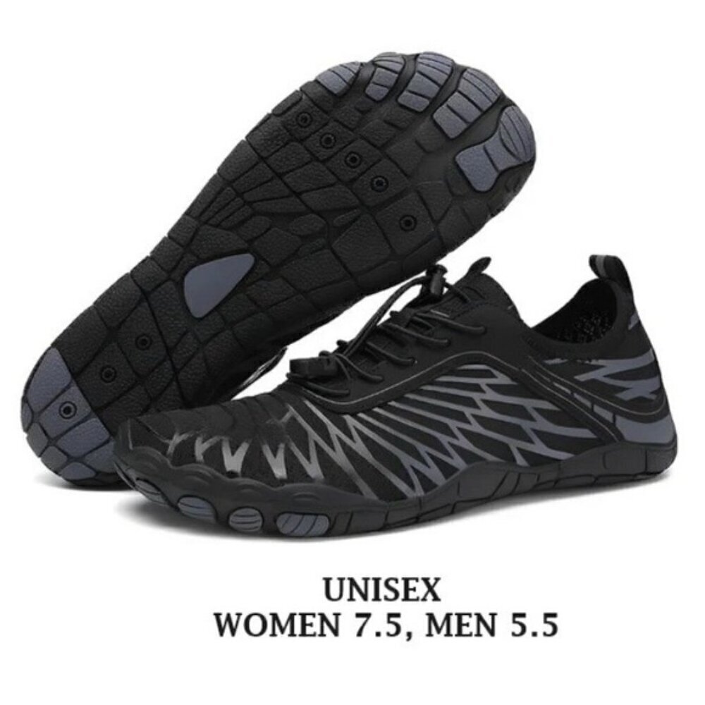 Hike Footwear - Lorax Pro - Unisex, Barefoot shoes-Black. Size:W:7.5/M: 5.5. NIB